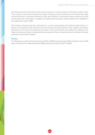 CSA SOURCEBOOK - FAO