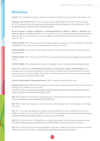 CSA SOURCEBOOK - FAO