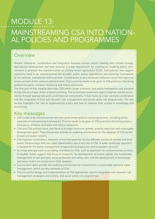 CSA SOURCEBOOK - FAO