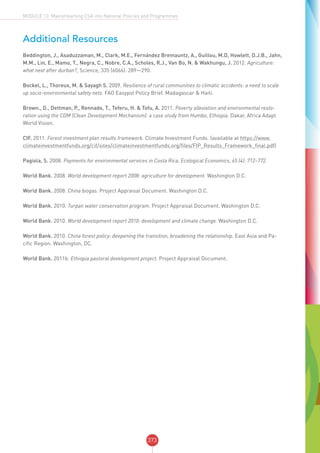 CSA SOURCEBOOK - FAO