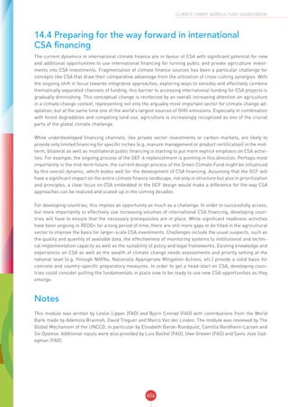 CSA SOURCEBOOK - FAO