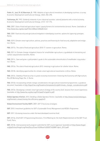 CSA SOURCEBOOK - FAO