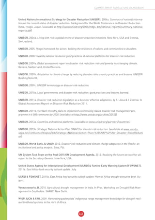CSA SOURCEBOOK - FAO