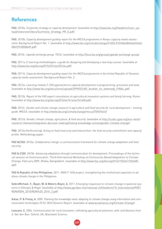 CSA SOURCEBOOK - FAO