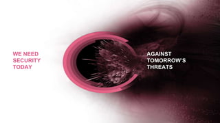 ©2015 Check Point Software Technologies Ltd. 10
WE NEED
SECURITY
TODAY
AGAINST
TOMORROW’S
THREATS
 