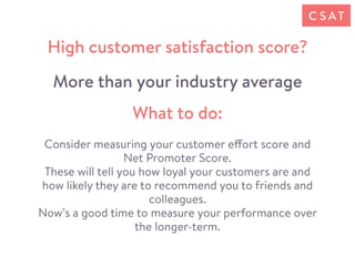 How to Measure Your Customer Satisfaction Score (CSAT) | PDF