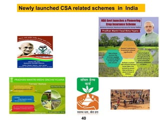 climate smart agriculture concept and its application in India | PPTX