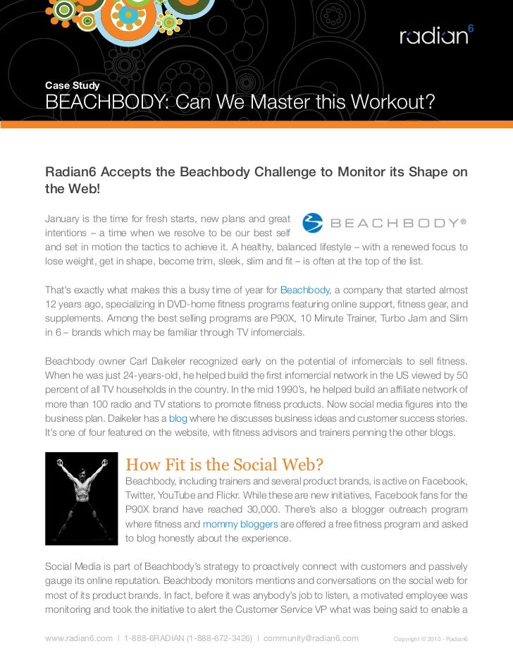 beachbody social media case study