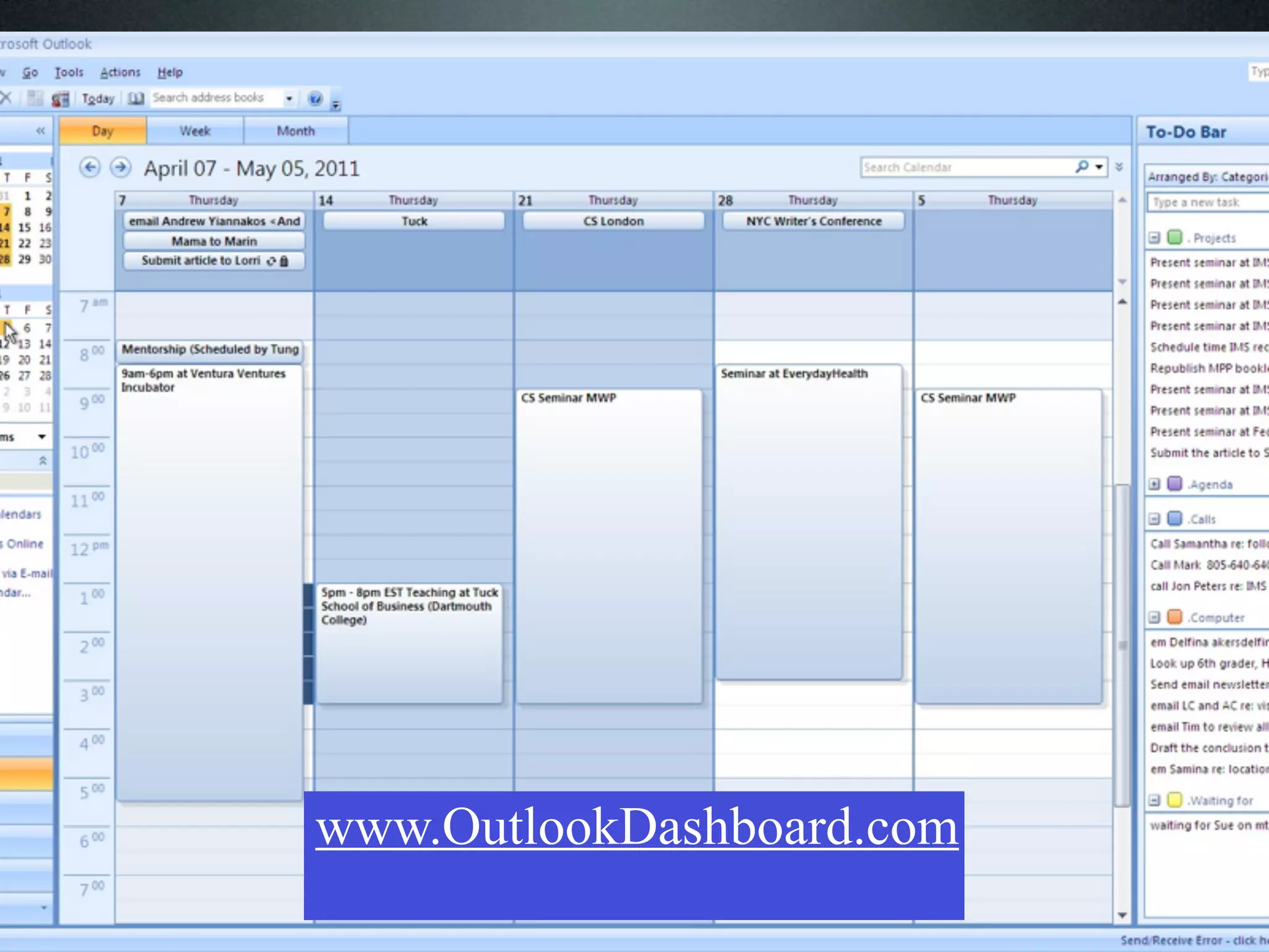 www.OutlookDashboard.com
 