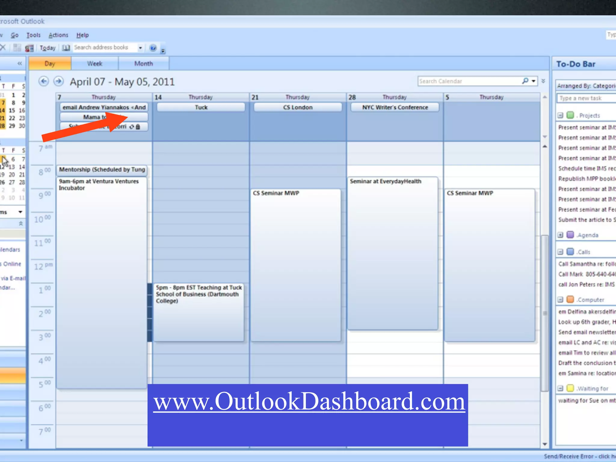 www.OutlookDashboard.com
 