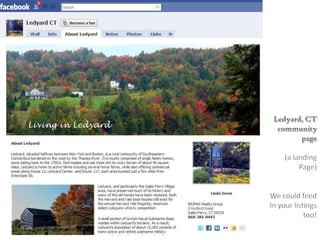 Ledyard, CT community page(a landingPage)We could feedIn your listingstoo!