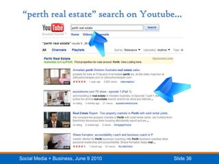 “perth real estate” search on Youtube…