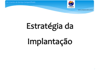 www.companyweb.com.br
CSC | Centro de Serviço Compartilhado
55
 
