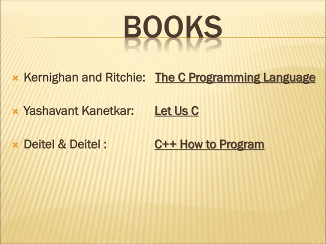 c computer programming language presentation | PPT