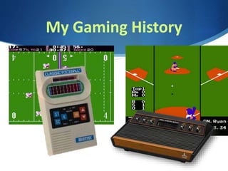 My Gaming History
 