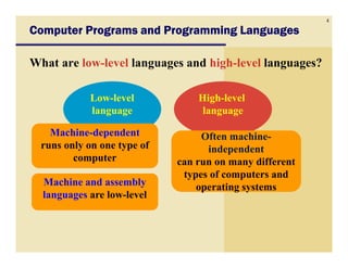 CSC1100 - Chapter11 - Programming Languages and Program Development | PPT