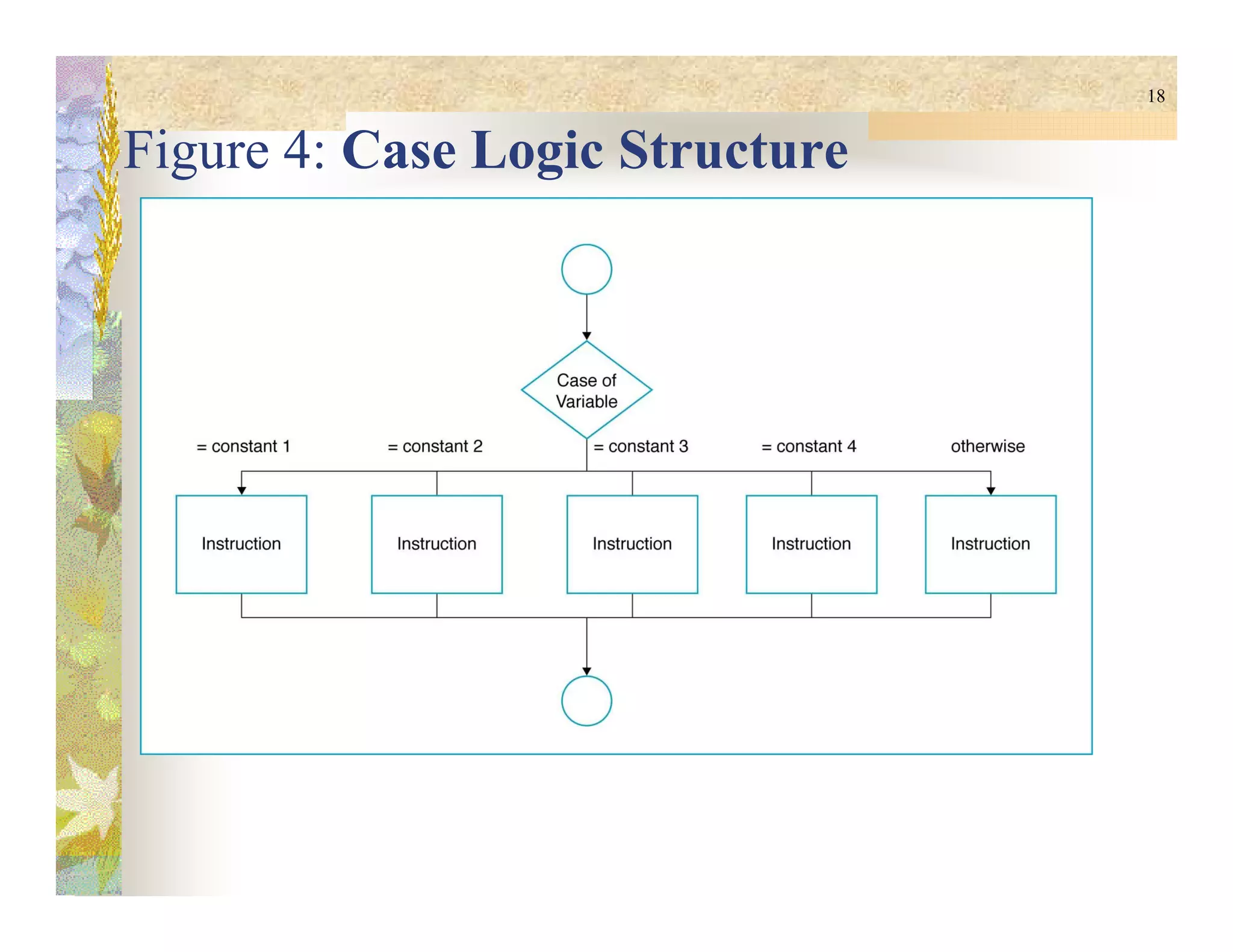 18
Figure 4: Case Logic Structure
 