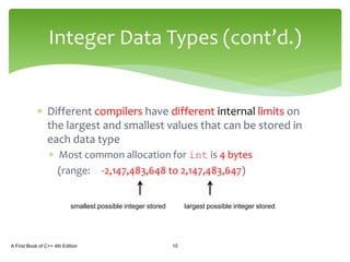 Csc1100 lecture02 ch02-datatype_declaration | PPTX