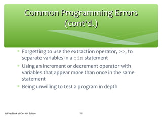 Csc1100 lecture03 ch03-pt2-s14 | PPT
