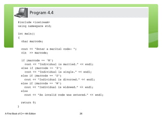 A First Book of C++ 4th Edition 26
 