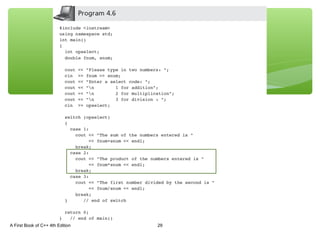 A First Book of C++ 4th Edition 29
 
