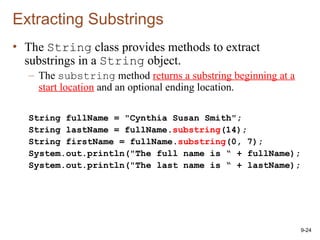 CSC128_Part_1_JavaWrapperClassesAndStrings_CenBNcj.ppt