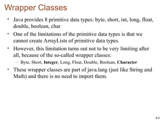 CSC128_Part_1_JavaWrapperClassesAndStrings_CenBNcj.ppt