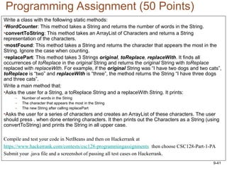 CSC128_Part_1_JavaWrapperClassesAndStrings_CenBNcj.ppt