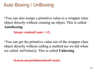 CSC128_Part_1_JavaWrapperClassesAndStrings_CenBNcj.ppt