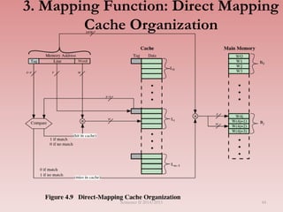 3. Mapping Function: Direct Mapping
Cache Organization
Semester II 2014/2015 44
 