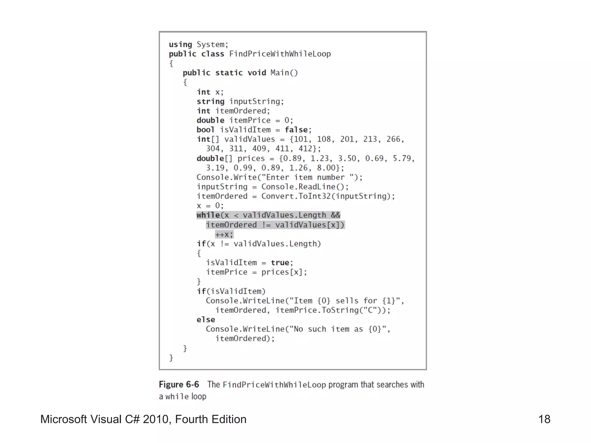 Microsoft Visual C# 2010, Fourth Edition   18
 