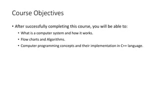 Csc240 lecture 1 | PPTX