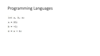 Csc240 lecture 1 | PPTX