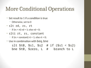 Comprehensive Guide to Conditional Operations and Loop Compilation in ...