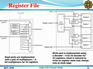 Single Cycle Processing | PPTX