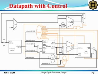 Single Cycle Processing | PPTX