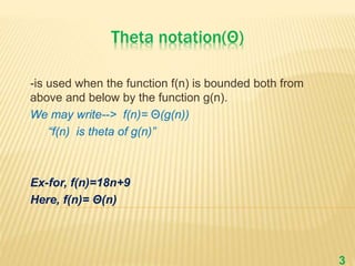 Big O,Omega,Theta | PPT