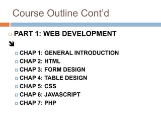 Intro to Web Prog | PPTX