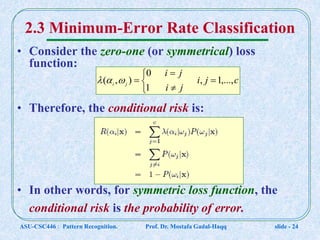 CSC446: Pattern Recognition (LN4) | PDF