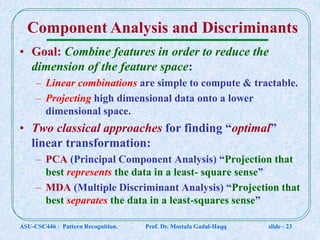 CSC446: Pattern Recognition (LN6) | PDF