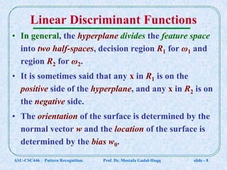 CSC446: Pattern Recognition (LN8) | PDF