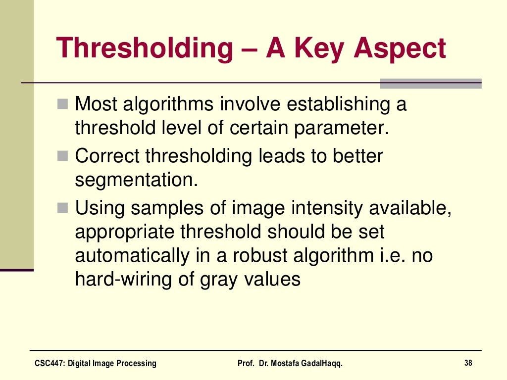 Digital Image Processing Image Segmentation Digital Image Processing Image Segmentation