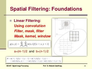 Digital Image Processing: Image Enhancement in the Spatial Domain | PDF