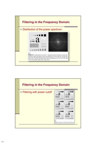 The Discrete Fourier Transform (DFT)
 Properties of the Fourier Transform:
12CSC447: Digital Image Processing Prof. Dr. Mostafa GadalHaqq.
 