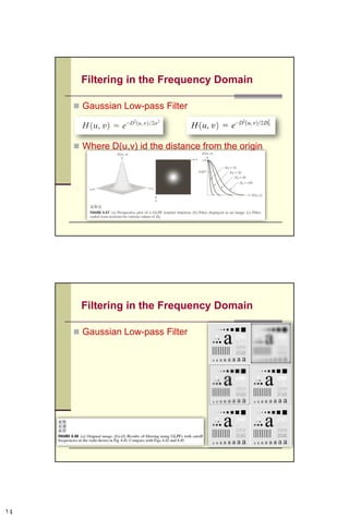 The Discrete Fourier Transform (DFT)
 Properties of the Fourier Transform:
14CSC447: Digital Image Processing Prof. Dr. Mostafa GadalHaqq.
 