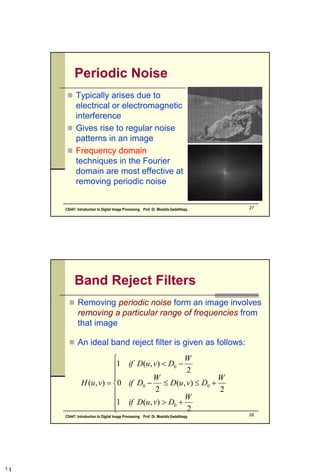 Digital Image Processing: Image Restoration | PDF
