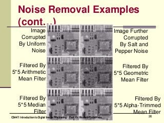 Digital Image Processing: Image Restoration | PDF