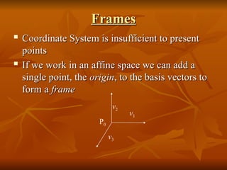 Harris Point Frame Physics Coordinate System used in general physics | PPT