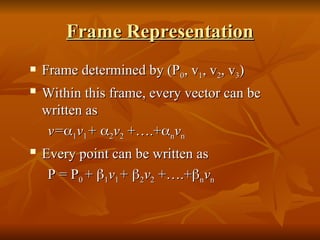 Harris Point Frame Physics Coordinate System used in general physics | PPT