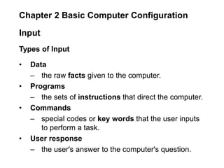 Fundamentals of Computing Chapter 2 | PPT